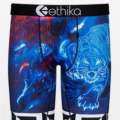 Ethika Brand New Boxer Briefs Sporty Blue Bottoms With Graphic Print, Summer Multi-pack Blue Boxer Briefs, Blue Fitted Bottoms Multi-pack, Fitted Blue Bottoms Multi-pack, Blue Compression Boxer Briefs For Sports, Blue Compression Sporty Boxer Briefs, Sporty Blue Compression Boxer Briefs, Blue Multi-pack Bottoms For Summer, Summer Blue Bottoms Multi-pack