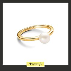 in stock Rare Pearls, Cultured Pearl Ring, Gold Pearl Ring, Store Signs, Pearl Ring, Pearl Jewelry, Fresh Water, Gold Rings, Jewelry Watches