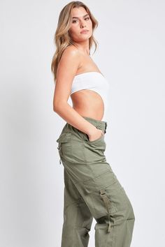 Add style, comfort, and versatility to your pant collection with our women’s elastic waist cargo pants. This relaxed-fit cargo pant is constructed with lightweight cotton fabric for maximum comfort and versatility. Our cargo pants for women have a relaxed leg, baggy fit from hip to hem, and are full-length with a draws High-waisted Cotton Cargo Pants, Baggy Cargo Jeans With Elastic Waistband, High-waisted Cargo Style Parachute Pants, High Waist Cotton Cargo Pants With Elastic Waistband, Wide-leg Cargo Pants With Elastic Waistband, Versatile Cotton Cargo Pants With Elastic Waistband, Versatile Cotton Cargo Pants For Summer, Versatile Summer Cotton Cargo Pants, Utility Wide-leg Cargo Pants With Elastic Waistband