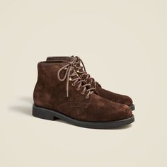 Field boots in suede Field Boots, Usa Swimming, J Crew Men, Loafer Sneakers, Jcrew Women, Linen Shop, Suit Shop, Mens Shoes Sneakers, The Field