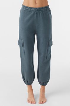 O'Neill Girl's Fleece Pull-on Pants 11 1/2" Rise 22" Inseam Length Encased Elastic Waist and Hem Cargo Patch Pockets 80% Cotton, 20% Polyester Fleece | O'Neill Girl's Demna Cargo Fleece Pants in Washed Slate, Size XL, Polyester Cozy Fit Comfy Sweatpants With Pockets, Cozy Fit Sweats With Pockets, Blue Fleece Bottoms For Winter, Cozy Fit Fleece Sweatpants With Pockets, Winter Blue Fleece Bottoms, Comfortable Bottoms With Pockets And Cozy Fit, Comfortable Bottoms With Pockets, Blue Joggers With Pockets For Fall, Comfy Cozy Fit Pants With Pockets