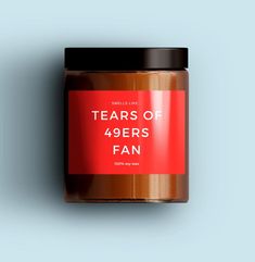 This funny candle gift is the perfect choice for any NFL fan! Whether it's for a birthday, your boyfriend, brother, sister, or coworker, this unique American football-themed candle is sure to bring a smile to their face. Hand-poured with high-quality soy wax, this candle makes a thoughtful and humorous gift for any football lover. It's ideal for birthdays, holidays, or just as a fun surprise for your favorite NFL fan.  Whether for him or her, this creative and practical gift will stand out and show your love for the sport--perfect for fans who can't get enough of the game! Occasions: Birthdays Anniversaries Christmas gifts Just because gifts for NFL lovers Celebrate the thrill of Game Day Win with a unique and funny gift. ♥ +-40h burn time - 6.0 oz/180 ml  ♥ Handcrafted Soy Candle: Made fr 49ers Fans, Nfl Fan, Funny Candle, Football Lover, Funny Candles, Nfl Fans, Just Because Gifts, Football Gifts, Sports Gifts