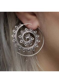 Color:Silver;Package Contents:1 Pair X Earrings;Occasion:Other; Silver Boho Earrings, Gold Alloy Earrings For Summer, Summer Gold Alloy Earrings, Summer Alloy Earrings, Silver Hoop Earrings In Alloy, Trendy Silver Hoop Cartilage Earrings, Trendy Summer Alloy Jewelry, Trendy Pierced Alloy Hoop Earrings, Trendy Pierced Hoop Earrings