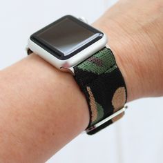 The perfect fit and comfortable watch band for Apple Watches! Nylon elastic is stretchy and soft in eye catching prints. Stainless steel adjuster allows sizing from 5" to 10" wrists. Stainless steel connectors. Casual Adjustable Bracelet Strap Watch Bands, Adjustable Casual Apple Watch Band, Adjustable Casual Watch Band, Casual Apple Watch Band With Adjustable Bracelet Strap, Casual Adjustable Apple Watch Band With Bracelet Strap, Casual Adjustable Bracelet Strap Apple Watch Band, Adjustable Casual Apple Watch Band With Bracelet Strap, Casual Black Adjustable Watch Band, Casual Adjustable Black Watch Band