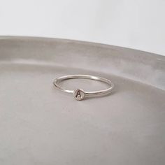 Delicate Silver Rings, Silver Initial Ring, Cute Promise Rings, Letter Ring, Suit Men, Silver Stacking Rings, Initial Ring, Personalized Rings