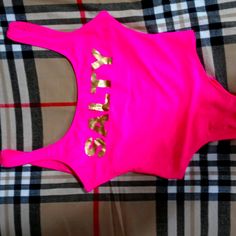 Vibrant Pink Bodysuit With Salty Across Front. Never Worn But I Removed Tags Thinking That I Would. Like New Pink Stretch Bodysuit For Sunbathing, Pink One-piece Swimwear For Party, Pink Beachwear Bodysuit For The Beach, Pink Summer Bodysuit For The Beach, Pink Bodysuit For Poolside And Beach Season, Trendy Pink One-piece Swimwear, Pink Summer Bodysuit For Party, Summer Pink Bodysuit For Party, Pink Bodysuit For Summer Parties