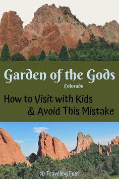 garden of the gods colorado how to visit with kids and avoid this mistke 10 traveling feet