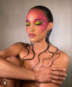 Artsy Makeup, Dag Make Up, Elegantes Makeup, Mekap Mata, 20 Makeup, Flot Makeup, Avant Garde Makeup, Runway Makeup