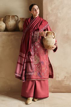 Zara Shahjahan ZW23-6A Coco Winter Collection Pakistani Winter Dresses, Zara Shahjahan, Winter Dress, Suit Fabric, Desi Fashion, Pakistani Outfits, Fabric Stores Online, Pakistani Fashion, Pakistani Dresses