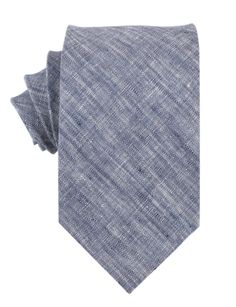 Navy Blue Linen Chambray Necktie | Wedding Ties Ties Neckties | The Brothers at OTAA | OTAA.COM Elegant Blue Cotton Ties, Elegant Blue Cotton Suit And Tie Accessories, Blue Cotton Tie For Formal Occasions, Classic Suit And Tie Accessories For Summer Office, Classic Summer Suit And Tie Accessories For Office, Classic Summer Office Suit And Tie Accessories, Classic Blue Cotton Tie, Classic Summer Business Neckwear, Blue Neckwear For Business In Summer