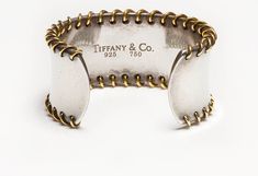 Vintage Tiffany & Co. Silver 18K Gold Wide Stitch Cuff Bracelet Tiffany Jewelry Bracelet, Tiffany Bracelets, Gold Cuff Bracelet, Vintage Tiffany, Wide Cuff Bracelets, Tiffany Jewelry, Costume Jewelry Earrings, Gold Bracelet Cuff, Gold Cuffs