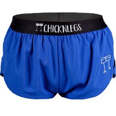 Do you have ChicknLegs? These royal blue shorts are the perfect addition to any run! The ChicknLegs 1.5" split running shorts are known for their lightweight fabric, ultra soft liners, comfortable waistbands, and funny printed designs. Features: ✔ Soft elastic waistband provides a smooth fit that stays in place ✔ Rear zipper pocket to stash the essentials✔ Black mesh liner offers full coverage and breathability✔ Machine washable ✔ 1.5" Inseam and 2.5" Side Split✔ Model is 5'1" - 118 lbs - Size S Running Essentials, Best Running Shorts, Royal Blue Shorts, Female Shorts, Running Shorts Women, Chicken Legs, Running Clothes, Dope Outfits, Nice Shorts