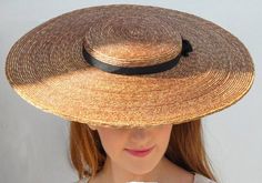 The Chenuit Hat - Grande Boater Hat w/ Wide Brim Hat For Races - Ladies Day - Royal Ascot Hat - Weddings by AndTheyLovedHats on Etsy https://www.etsy.com/listing/227002757/the-chenuit-hat-grande-boater-hat-w-wide Kentucky Derby Wedding, Boat Hat, Straw Boater Hat, Royal Ascot Hats, Straw Boater, Couture Hats, Ascot Hats, Boater Hat, Love Hat