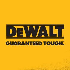 the logo for dewt is shown on a yellow background