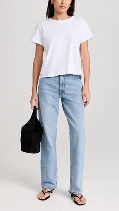 Levi's Dad Jeans | Shopbop Casual Streetwear Cropped Jeans, Everyday Denim Jeans, Trendy Straight Hem Jeans For Everyday, Everyday Jeans With Pockets And Tapered Leg, Casual Rigid Denim Jeans For Everyday, Chic Everyday Cropped Denim Blue Jeans, Chic Everyday Cropped Jeans In Denim Blue, Classic Relaxed Fit Cropped Cotton Jeans, Classic Straight Fit Cropped Jeans