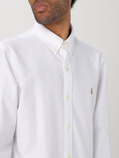 Find RALPH LAUREN Shirt on Editorialist. Shirt POLO RALPH LAUREN Men color White Casual Slim Fit Polo Collar Shirt, Ralph Lauren Spring Polo Collar Top, Ralph Lauren Polo Collar Tops For Spring, White Ralph Lauren Polo Collar Shirt, White Long Sleeve Ralph Lauren Shirt, Casual Ralph Lauren Polo Collar Shirt, Casual Ralph Lauren Polo Shirt, Casual Ralph Lauren Shirt With Polo Collar, Classic White Ralph Lauren Shirt