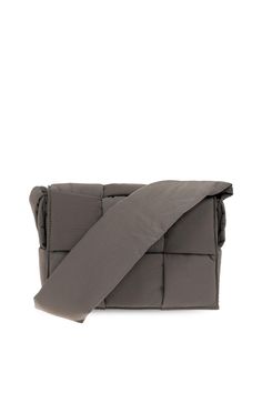 Outer and Inner layer:100% NylonOther Elements:Metal Luxury Nylon Rectangular Shoulder Bag, Designer Quilted Nylon Shoulder Bag, Bottega Veneta Cassette, Classic Grey, Officine Creative, Gorgeous Bags, Engineered Garments, Small Shoulder Bag, Luxury Shop