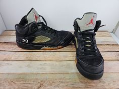 VERY WARN! Selling AS IS - for Restoration! See all pictures! Toe bend, has some outer tears, Hole through to toe on the RIGHT shoe - outside. Again- Look at ALL pictrues for exact condition. Jordan Silver Toe, Nike Air Jordan 5, Jordan 5 Retro, Air Jordan 5 Retro, Air Jordan 5, Jordan 5, Nike Air Jordan, Bend, Air Jordan