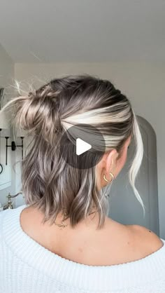 Easy Short Hair Ideas, Short Hair Second Day Hairstyles, How To Put Up Short Hair For Work, Short Hair Fishtail Braid, Cute Easy Hairstyles For Shoulder Length, Hairstyle With Mini Claw Clips, Easy Work Updos For Short Hair, Cute And Easy Half Up Hairstyles For Short Hair, Wet Hairstyles Short Hair