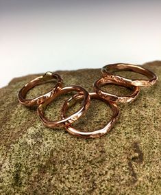 Plain copper ring- any size can be made. Gold Copper Promise Ring, Rose Gold Copper Ring For Anniversary, Gold Copper Anniversary Rings, Copper Wedding Band, Copper Wedding, Copper Ring, Copper Rings, Band Ring, Metal Working