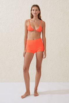 Highwaisted BoyshortBody - Highwaisted Swim Boyshort - Vibrant Orange CrinkleCotton On | Women | SwimwearCotton On | Women | SwimwearCotton On | Women | Swimwear Orange Beachwear Swimwear With Built-in Shorts, Orange Swimwear With Built-in Shorts, Orange Short Swimwear For Vacation, Orange Beachwear Shorts For Poolside, Orange Summer Shorts For Poolside, Orange Beach Swimwear With Built-in Shorts, Orange Short Swimwear For Beach, Orange Beach Shorts With Built-in Shorts, Orange Beach Shorts With Built-in Liner