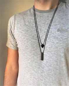 "Black spike pendant, mens leather pendulum necklace, adjustable leather matt black necklace, unisex black pendant, rock style necklace, gift Welcome to my shop! ✈️ DHL EXPRESS SHIPPING AVAILABLE, 1-3 BUSINESS DAYS DELIVERY! ✔️ PLEASE MAKE SURE TO SELECT IT, RIGHT BEFORE YOUR PURCHASE! ❗️ ❗️ DON'T FORGET TO ADD YOUR CELL # AT THE \"NOTE TO SELLER\" SECTION IF YOU CHOOSE DHL! BY FILLING YOUR CELL NUMBER YOU EARN THE BENEFIT TO CHOOSE BETWEEN 6 DIFFERENT DELIVERY OPTIONS! INSTRUCTIONS WILL BE SENT