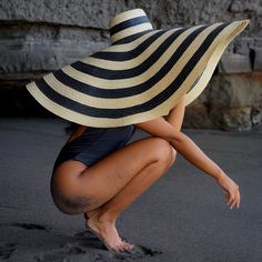 Solana Oversized Straw Hat In Black X Natural | Brunna.Co | Wolf & Badger Black Summer Sun Hat, Chic Hat With Upf 50+ For Sunbathing, Chic Hats For Sunbathing With Upf 50+, Chic Sunbathing Hat With Upf 50+, Summer Black Straw Hat For Pool, Black Straw Hat With Curved Brim For Pool, Black Summer Straw Hat For Pool, Black Summer Straw Hat For The Pool, Adjustable Black Straw Hat For Pool