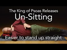 the king of poasas releases un - sitting easier to stand up straight