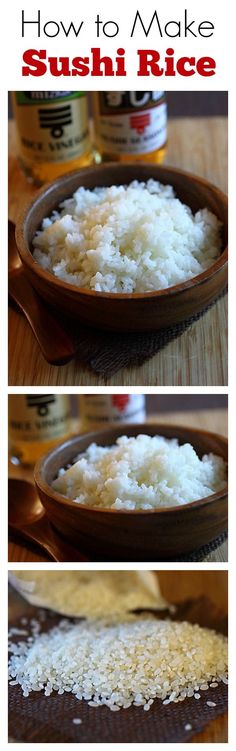 how to make sushi rice