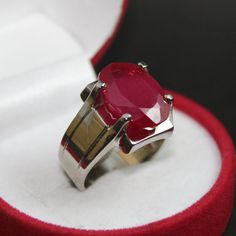 Elegant Design Oval Shape Ruby Yaqoot Yakoot Ring Sterling Silver 925 Men Ruby Handmade Ring for Men and Women Engagement Ring Product Type: Ring Ring Size: 5 US, 6 US, 7 US, 8 US, 9 US, 10 US, 11 US, 12 US, 13 US, 14 US, 15 US, 16 US Stone Type: Heated and Treated Ruby Yaqoot (Lab Created) These stone in real are in Million of Dollar so this is the copy of real stone Metal Type: Sterling Silver Main Stone: Ruby Yaqoot Main Stone Color: Red Handmade: Yes, Artisan Ring About us: We offer a variet Mens Ruby Ring Silver, Ruby Ring Designs For Men, Gents Rings, Ruby Ring Designs, Mens Ruby Ring, Gemstones Rings, Mens Ring Designs, Formal Men, Gents Ring