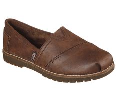 Add a classic stylish essential this season with the BOBS from Skechers Chill Lugs - Urban Spell shoe. This slip-on casual alpargata flat features a smooth microfiber fabric upper with a cushioned Memory Foam insole and lug traction outsole. For every BOBS purchase, a donation is made to animals in need. | Skechers Women's BOBS Chill Lugs - Urban Spell Slip-On Shoes | Medium Width | Skechers Memory Foam cushioned comfort insole | Smooth microfiber fabric upper with a soft plush chenille lining | Bob Shoes, Insole Design, Skechers Memory Foam, Skechers Bobs, Women's Slip On Shoes, Wide Width Shoes, Fabric Shoes, Wide Shoes, Skechers Women