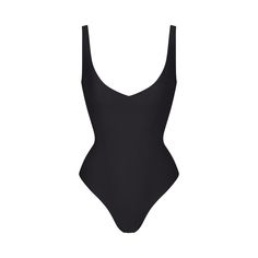 SKIMS BODY UNLINED PLUNGE THONG BODYSUIT | ONYX Cheap Elegant Solid Color Bodysuit, Affordable White Cartoon Print Bodysuit, Cute Cheap Short Sleeve Bodysuit For Summer, Cheap Casual Short Sleeve Bodysuit, Cheap Fitted Bodysuit For Date Night, Cheap Solid Color Bodysuit For Clubwear, Cheap Casual Workwear Bodysuit, Cheap White Bodysuit For Playwear, Luxury Stretch Bodysuit For Workwear