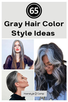 Gray hair color is gaining popularity fast. Just a few years ago women were fighting to cover up their silver locks any way they possibly could. Nowadays, even young girls are trying to add some silvery shine to their tresses.

We have made a list of 65 elegant gray hair color ideas that you can try for yourself. Tone Gray Hair, Grey Hair Color Ideas, Ash Gray Hair Color, Ash Grey Hair, Gray Hair Color Ideas, Honey Blonde Hair Color, Black Grey Ombre, Gray Hair Color, Grey Highlights