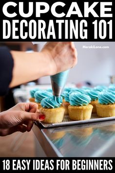 Best Cupcake Decorating Frosting, Piping Cupcake Frosting, Ideas To Decorate Cupcakes, Cupcake Decor For Men, Sultan Tip Cupcakes, 1m Cupcake Decorating, Easy Decorating Cupcakes, Easy Wedding Cupcake Decorating Ideas, Decorating Frosting For Cupcakes