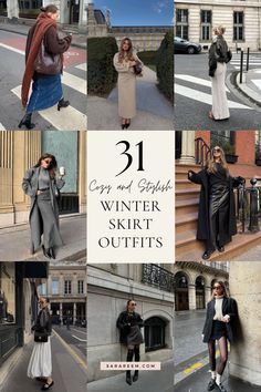 Looking for the best winter skirt outfit ideas for 2024 and 2025? Whether you're styling a chic midi skirt for work or a cute short skirt for a casual outing, these winter skirt outfits will keep you cozy and stylish in cold weather. Pair your skirt with long boots, tights, and accessories for a polished aesthetic that suits any occasion, from formal events to everyday looks. Find the perfect winter skirt ideas that keep you both cute and comfy all season long!