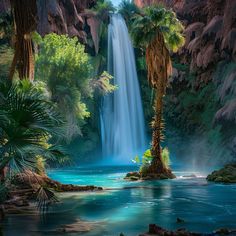 Havasu Falls Tranquil Nature Scenes Inviting Interiors, Scenic Images, Designers Home, Havasu Falls, Christian Stories