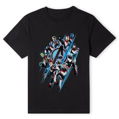 The Marvel T-Shirt is a must-have for any fan of the iconic comic book universe. Featuring a sleek design and high-quality materials, this shirt is perfect for casual wear or cosplay events. Get yours today and show off your love for all things Marvel! Fandom T-shirt With Character Print For Fan Events, Pop Culture T-shirt With Letter Print For Cosplay, Superhero Cotton T-shirt With Character Print, Black T-shirt With Sublimation Print For Fan Events, Black Pop Culture T-shirt For Comic-con, Pop Culture T-shirt With Character Print For Comic-con, Black Graphic T-shirt For Comic-con, Black T-shirt With Graphic Print For Comic-con, Themed Graphic T-shirt For Fan Conventions