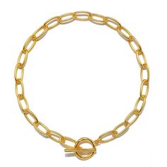 The Mae Toggle Chain Necklace is sleek and smooth, and the oval links lend a modern aesthetic—style the toggle in the front or back for added versatility. A chunky chain is the guiding anchor for a neck stack. Neck Stack, Golden Necklace, Toggle Necklace, Love Letter, Modern Aesthetic, Dream Jewelry, 22k Gold, Aesthetic Fashion, Chain Link