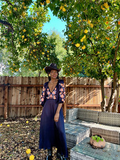 An ode to classic Americana, The Sagebrush Dress. references classic cowboy shirts through the ages. This signature silhouette is perfectly flattering due to its low-cut v-neckline, curved waist seam, and flowy circle-cut skirt. Other charming details include pleated sleeves with elasticated openings, contrast piping edges, and cheerful, textured floral embroidery. Worn by @bstereo Classic Americana, Pleated Sleeves, Cowboys Shirt, Low Cut, Floral Embroidery, Navy, Embroidery, Floral