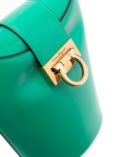 Salvatore Ferragamo Trifolio . BagsGender: WomenMaterial: Calf Leather | 100% LEATHERColor: GreenMade in: ITProduct ID: 211194/0758125*Import tax/duty will be calculated at checkout (If applicable) Luxury Rectangular Bucket Bag With Snap Closure, Luxury Gift Bucket Bag In Rectangular Shape, Bucket Handbags, Engraved Logo, Leather Cap, Sneaker Heels, Sunglasses Shop, Green Bag, Bright Green