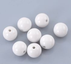 300 Round White Acrylic Beads 12mm Diameter with 2mm Hole Beading Necklaces, Buy Bead, Craft Making, White Acrylics, White Acrylic, Acrylic Beads, Sewing Stores, Bead Crafts, Jewelry Making Beads