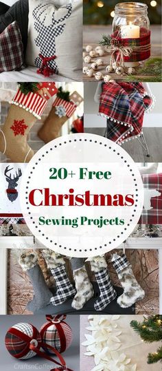 20 free christmas sewing projects to sew