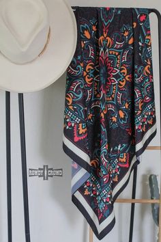 Whether you rock it as a headwrap or around your neck these wild rags are a STATEMENT piece! Punchy western vibes that are classy and timeless while keeping you warm in the winter or as a tank top in the summer. All wild rags measure approx. 36" x 36" Wild Rags, Western Vibes, Horse Accessories, Wild Rag, Horse Supplies, You Rock, Paisley Pattern, In The Winter, Western Outfits