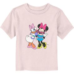 60% Cotton  40% PolyesterWash cold; dry lowImportedListed in toddlers sizes Cute Pink Minnie Mouse T-shirt, Pink Cotton Mickey Mouse T-shirt, Pink Mickey Mouse Cotton T-shirt, Playful Minnie Mouse Cotton T-shirt, Playful Pink Mickey Mouse T-shirt, Pink Mickey Mouse T-shirt With Crew Neck, Pink Minnie Mouse Crew Neck T-shirt, Pink Mickey Mouse Crew Neck T-shirt, Playful Cotton T-shirt With Minnie Mouse