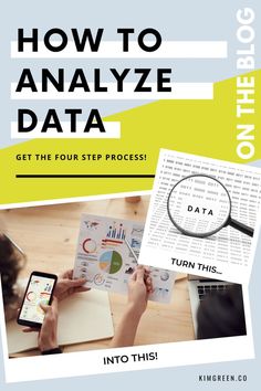 the cover of how to analize data get the four step process into this book