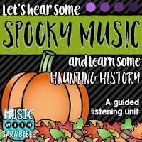 let's hear some spooky music and learn some halloween history by listening unit