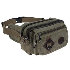 Specification: Product Name Multi-functional waist bag with Product Size 13*15*23cm Waist Belt Size up to 127cm(3.7 inch) Black Rucksack, Vintage Messenger Bag, Men Waist, Travel Belt, Bags For Teens, Canvas Messenger Bag, Messenger Bag Men, Waist Bags, Purse Strap