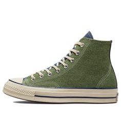 Green Converse Sneakers For Outdoor, Run Star Hike, Men's Converse, Sneakers Converse, Converse Chuck 70, Black Gums, Chuck 70, University Blue, Hi Top