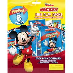 the mickey mouse mini play packs