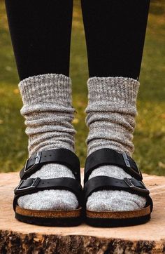 Socks Outfit, Birkenstock Style, Hand Knit Socks, Bright Winter, Fashion People, Dream Shoes, Shoe Style